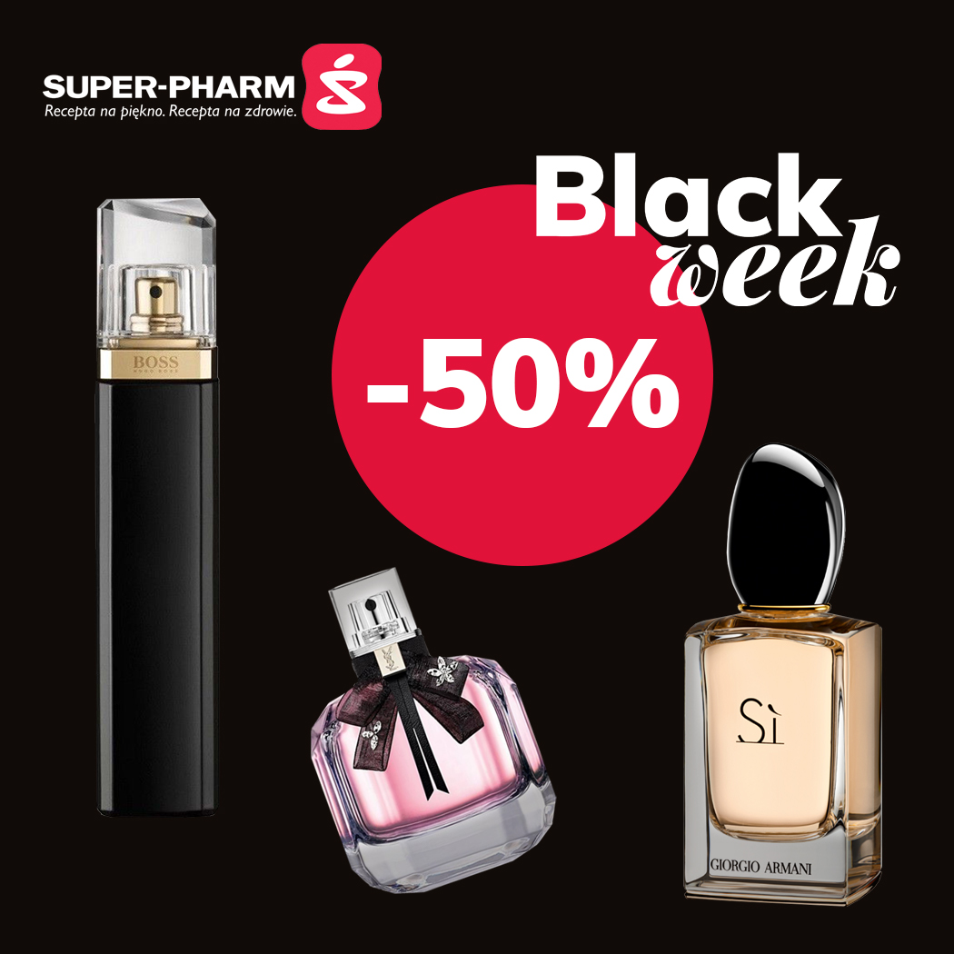 Zniżki na Black Week 2021 w Super-Pharm aż do -60%. Zobacz, na co!